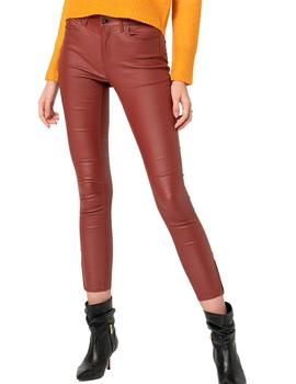 Pantalon rojo online encerado