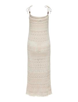 Vestido Only Avina beige