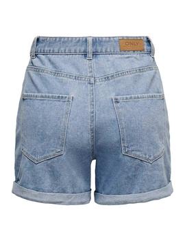 Short Only Vega light blue denim