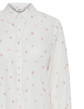 Camisa B.Young Corazones blanca