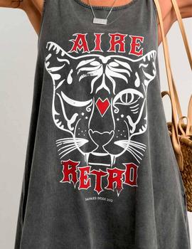 VESTIDO AIRE RETRO TIGRE NEGRO