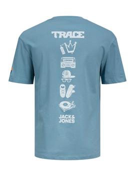 Camiseta Jack&Jones Trace azul