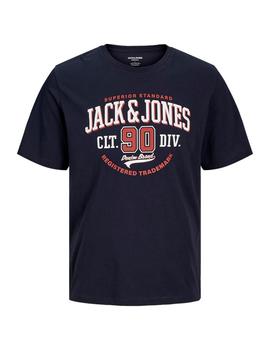 Camiseta Jack&Jones Logo marina