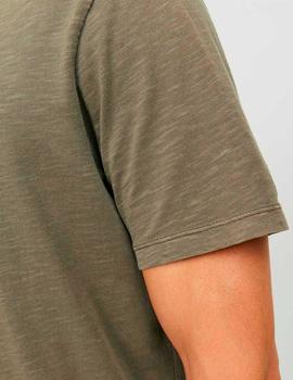 Camiseta Jack&Jones Split verde