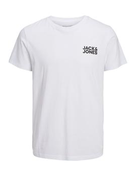 Camiseta Jack&Jones Corp Logo Peq. blanca