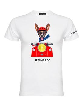 Camiseta Frankie Vespa blanca