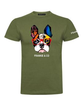 Camiseta Frankie Bulldog kaki