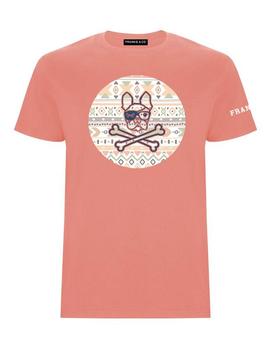 Camiseta Frankie Circulo Etnico coral