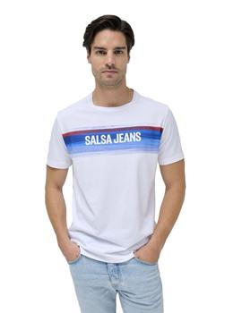 Camiseta Salsa Logo blanca