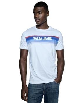 Camiseta Salsa Logo blanca