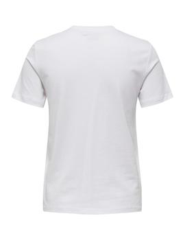 Camiseta Only Emma Cherie blanca