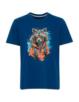 Camiseta Blend Animal azul