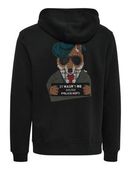 Sudadera Blend Oso negra