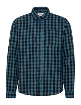 Camisa Blend Cuadros azul