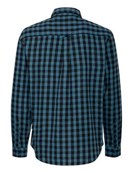 Camisa Blend Cuadros azul