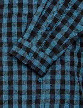 Camisa Blend Cuadros azul