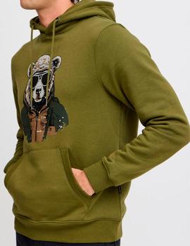 Sudadera Blend Oso verde