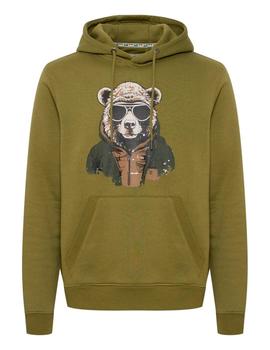 Sudadera Blend Oso verde