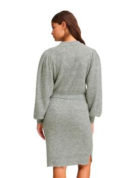 Vestido Ichi Cinturon gris