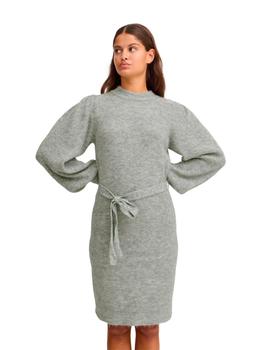 Vestido Ichi Cinturon gris