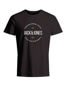 Camiseta Jack&Jones Blaaston negra