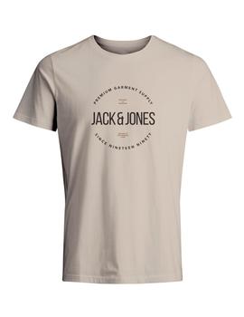 Camiseta Jack&Jones Blaaston beige