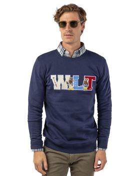 Sudadera Williot Parches marina