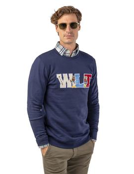 Sudadera Williot Parches marina