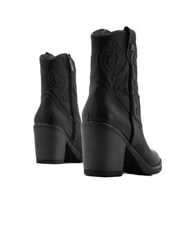 Bota Mustang Chica Campera negra