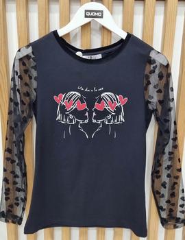 Camiseta Life&Cool Un Dia negra