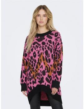 Jersey Only Helena Animal fucsia