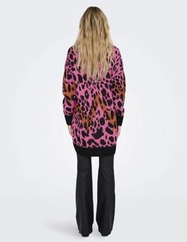 Jersey Only Helena Animal fucsia