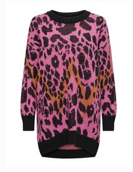 Jersey Only Helena Animal fucsia