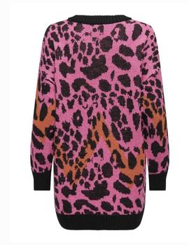 Jersey Only Helena Animal fucsia