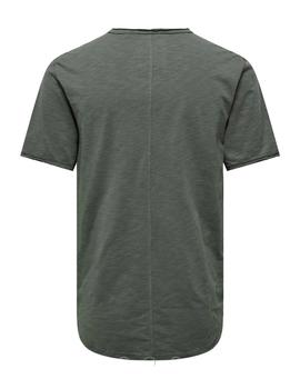 Camiseta Only&Sons Benne kaki