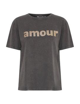 Camiseta B.Young Amour gris