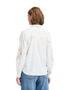 Camisa B.Young Flores blanca