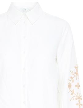 Camisa B.Young Flores blanca