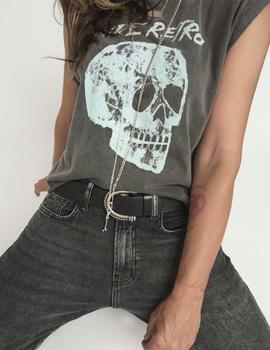 Camiseta Aire Retro Asas Calaverita gris