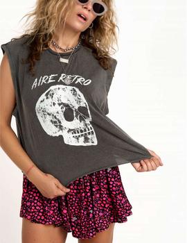 Camiseta Aire Retro Asas Calaverita gris