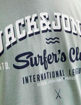 Camiseta Jack&Jones Logo verde