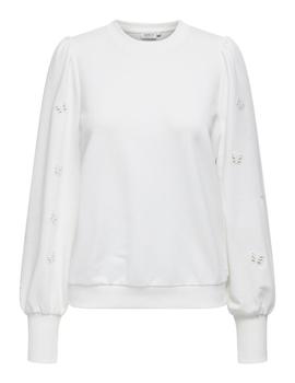 Sudadera Only Femme blanca