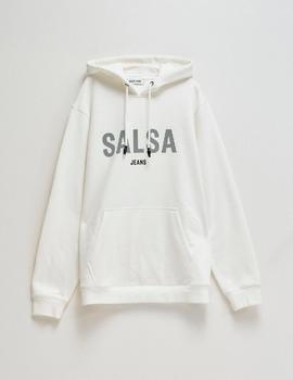 Sudadera Salsa Chico Logo blanca