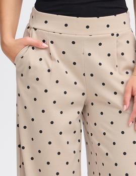 Pantalon Ichi Topitos beige