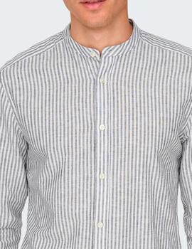 Camisa Only&Sons Caiden Rayas marina