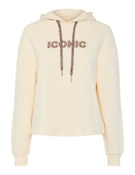 Sudadera Pieces Chilli Iconic beige