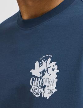 Camiseta Blend Grow marina