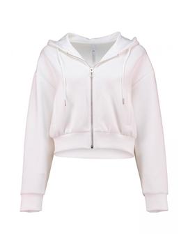 Sudadera Hailys Cremallera blanca