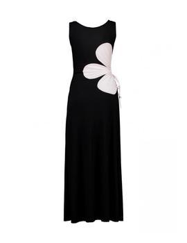 Vestido Hailys Flor Punto negro