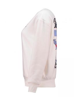 Sudadera Hailys Cerezas blanca